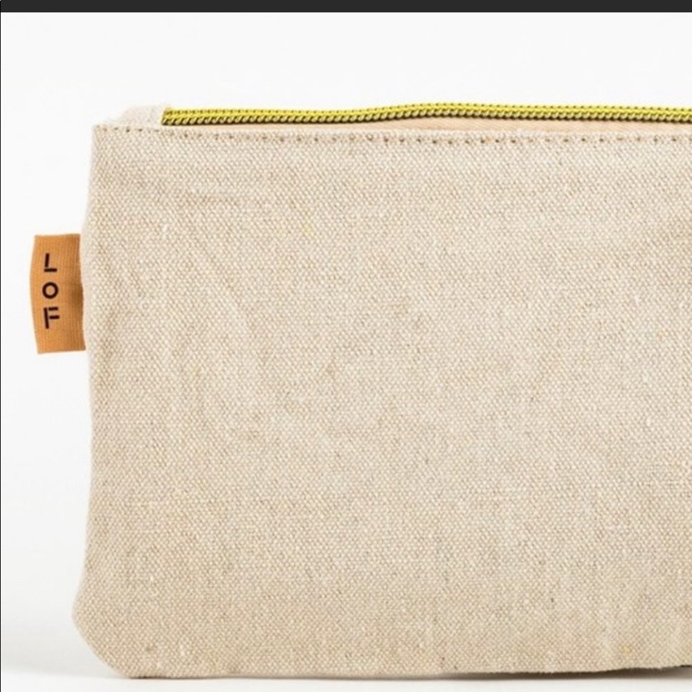 Follow Your Heart Canvas Makeup Pouch - Picture 3 of 5